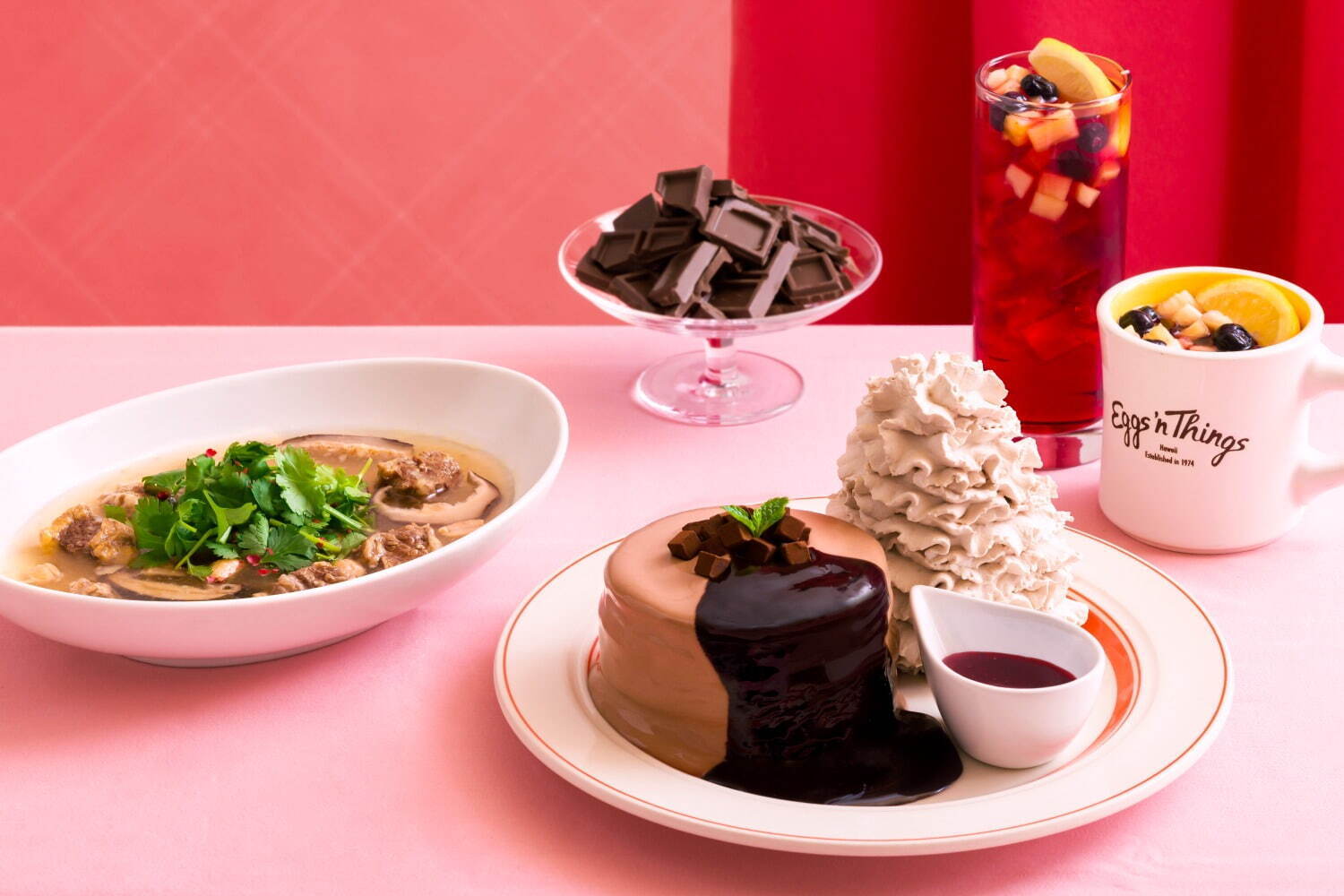 エッグスンシングス“チョコガナッシュが溢れ出る”バレンタイン限定