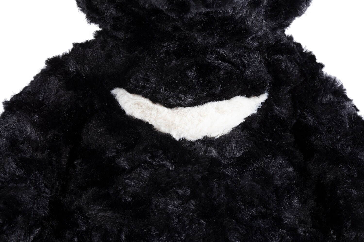 シュタイフ×フラグメント全長38cmぬいぐるみ、真っ黒なツキノワグマが