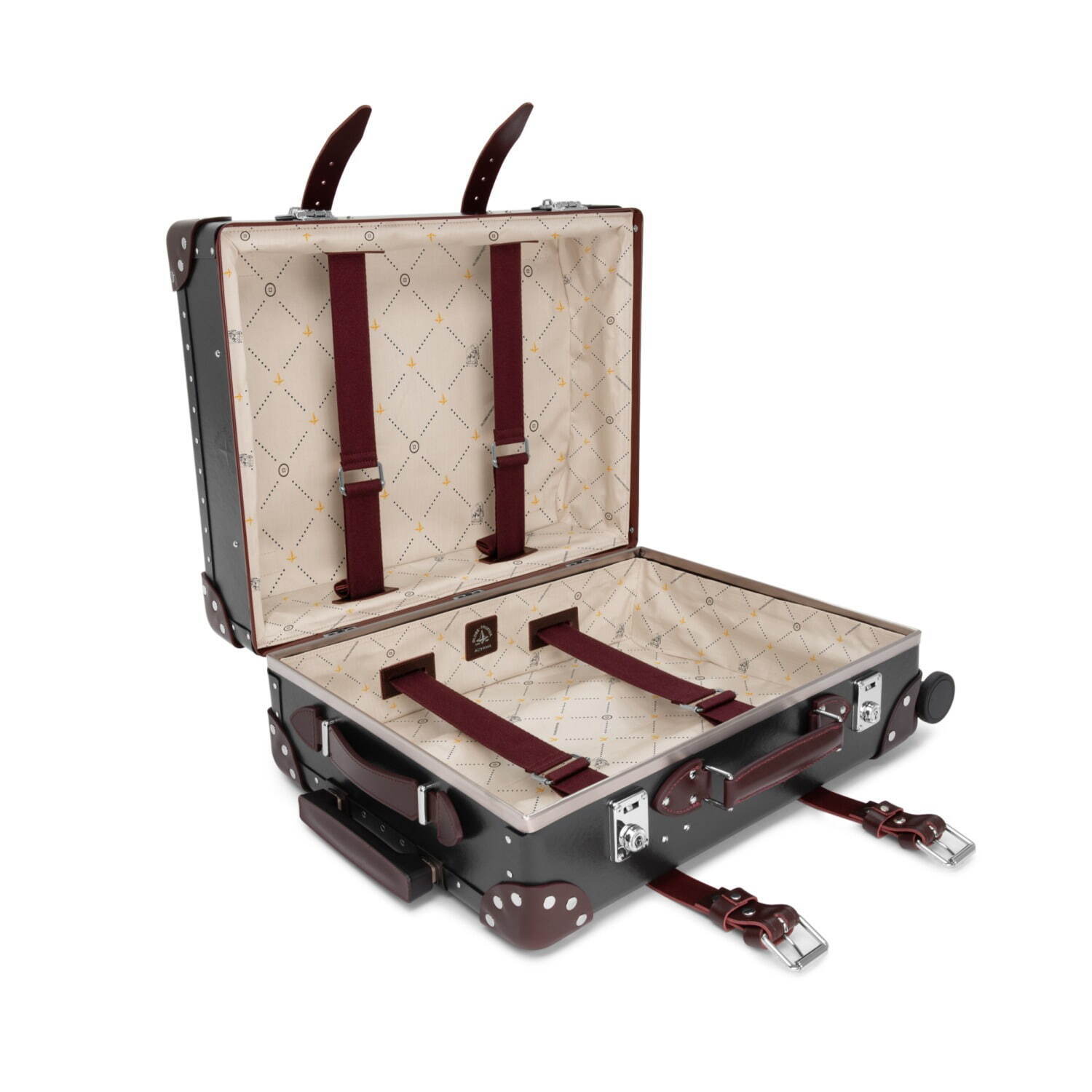 グローブ・トロッター 青山限定スーツケース、チャコールボディ×北極星