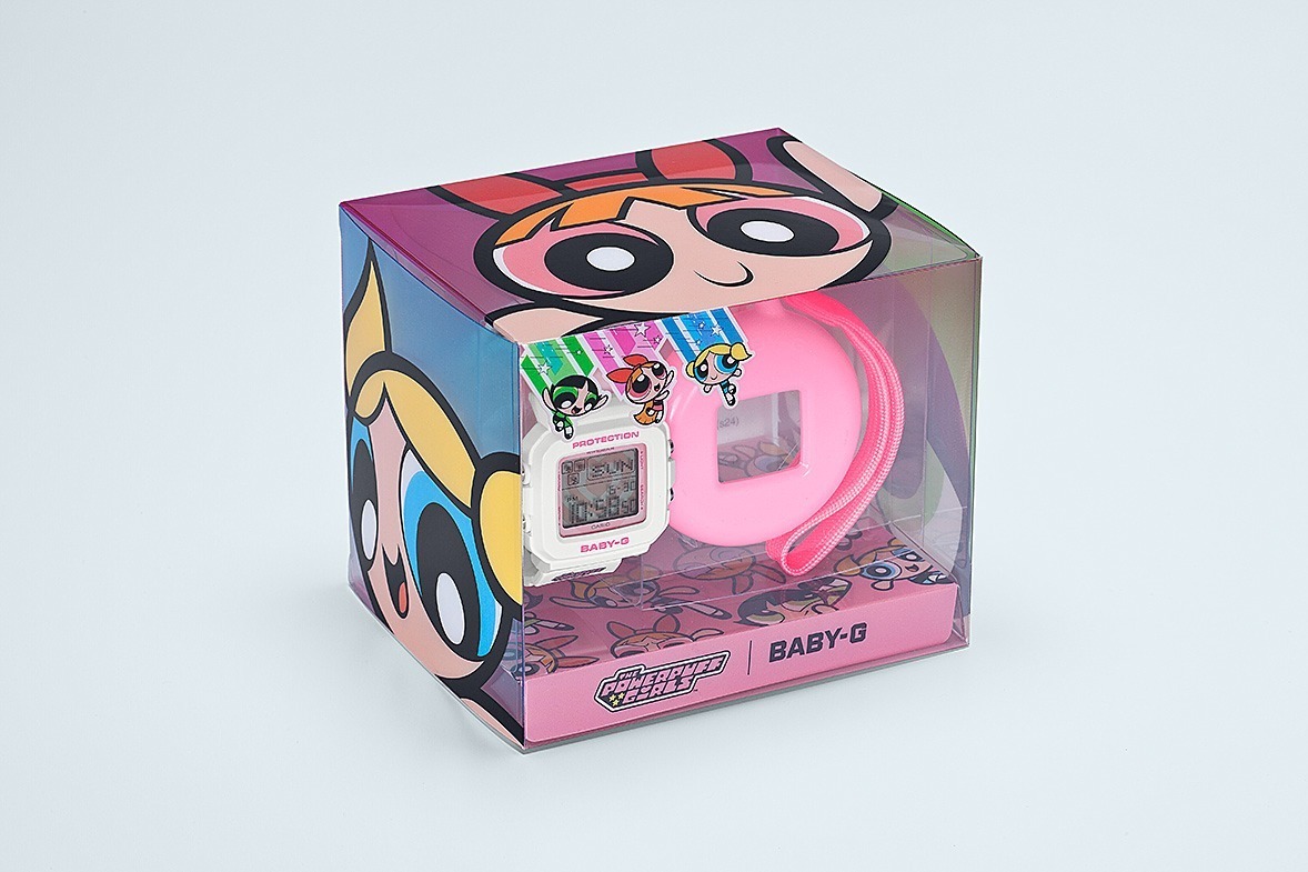 BABY-G×「パワーパフ ガールズ」腕時計＆チャームの2WAYで楽しめる