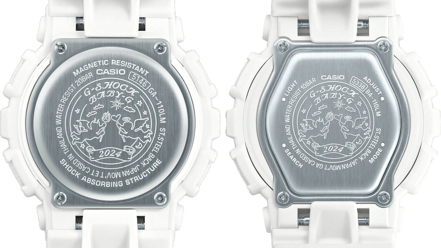 G-SHOCK&BABY-Gクリスマス限定ペアウオッチ、99本のバラで「永遠の愛