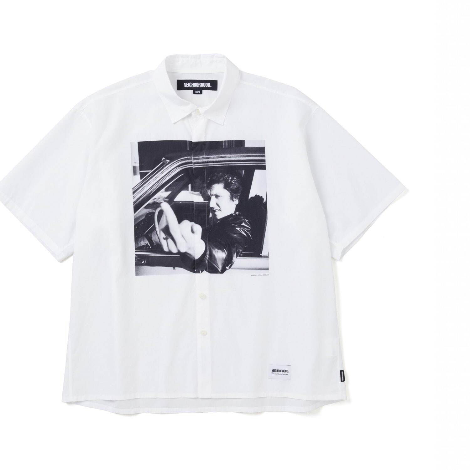 ネイバーフッド×セックス・ピストルズ、大胆フォトグラフの半袖シャツ