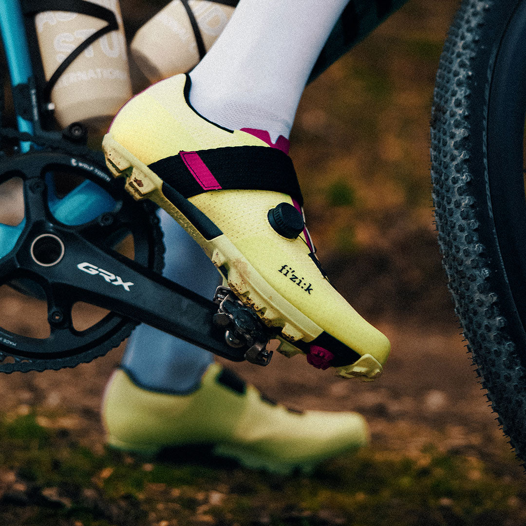 Off road bike shoes lightweight - Vento Ferox Carbon Mud/Grape - Fizik