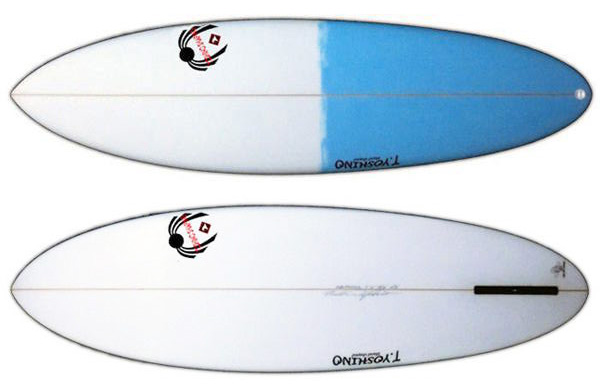 サーフボード クラシックマリブ ショートボード フィン付