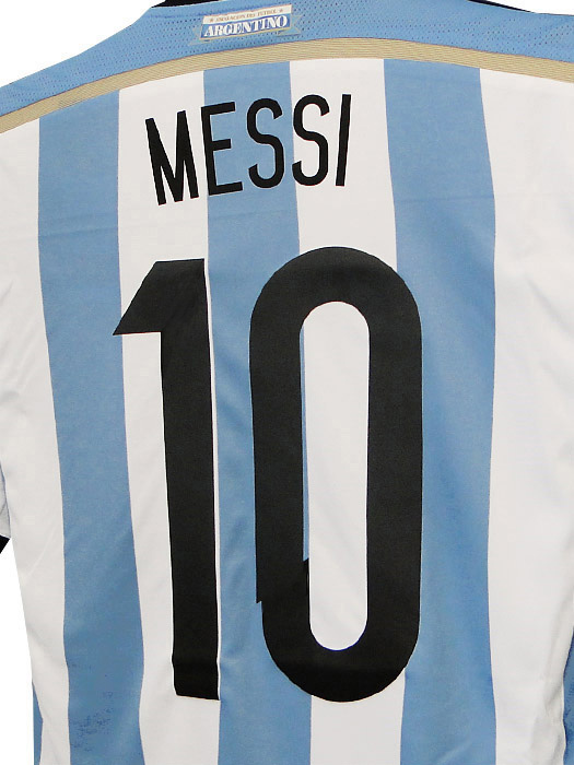 アディダス) adidas/14/15アルゼンチン代表/ホーム/半袖/メッシ/W杯