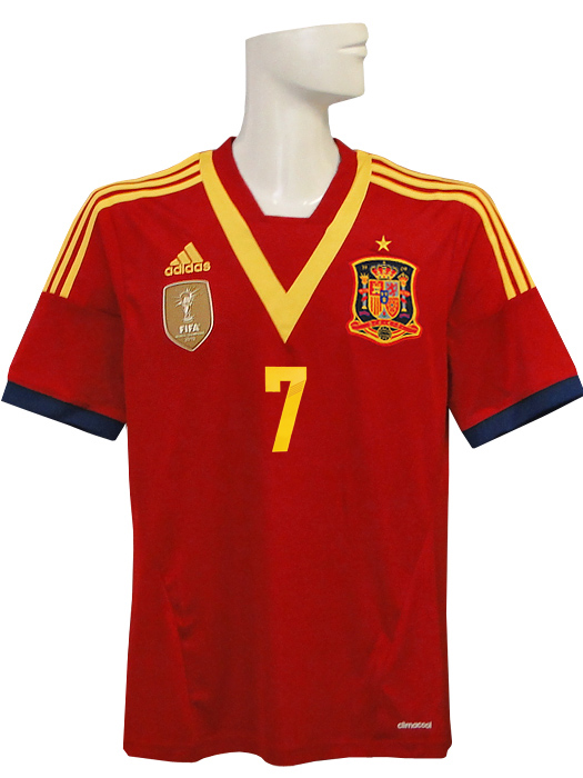 アディダス) adidas/13スペイン代表/ホーム/半袖/ダビド・ビジャ/TV115
