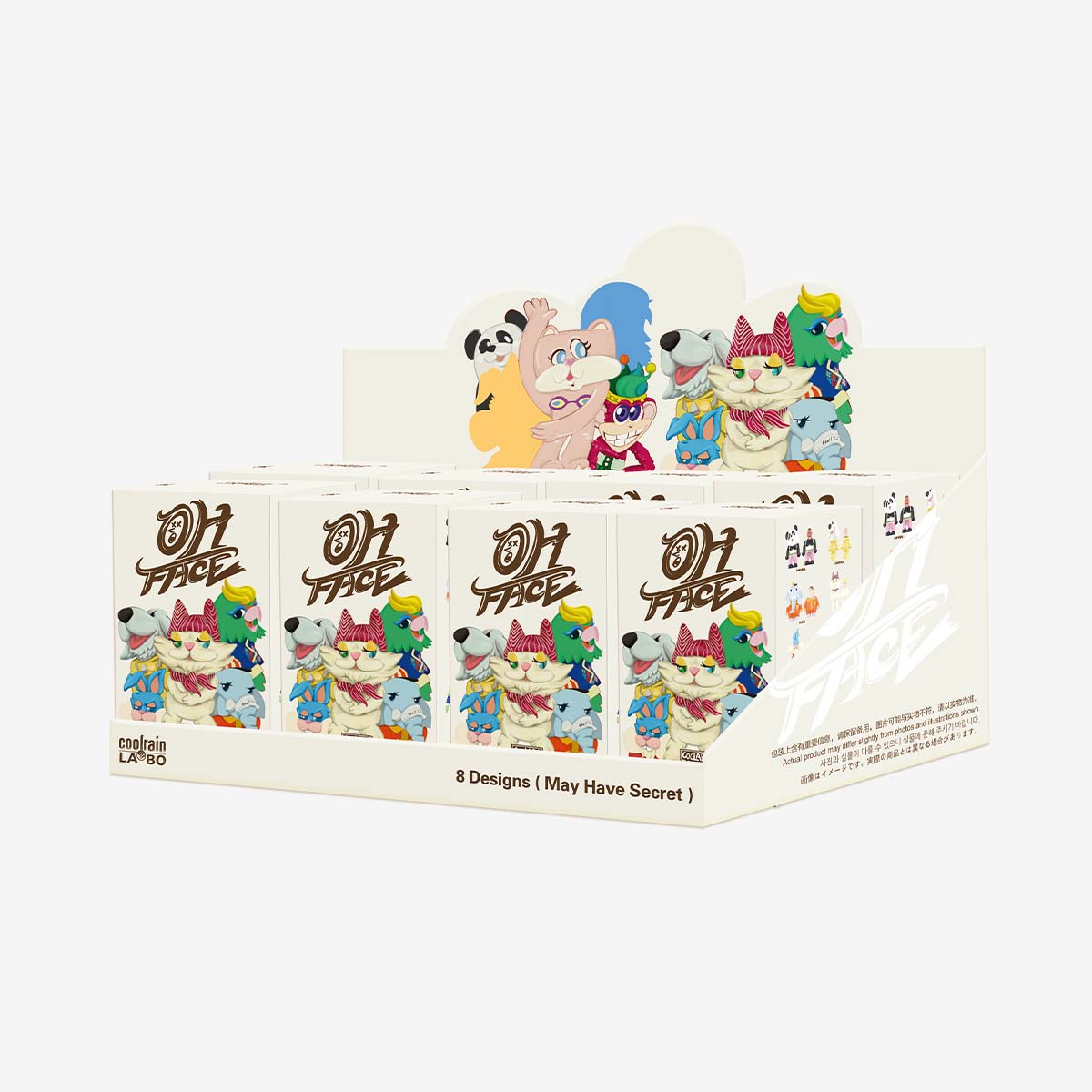 POP MART COOLRAINLABO Oh Face Series [1 Blind Box]