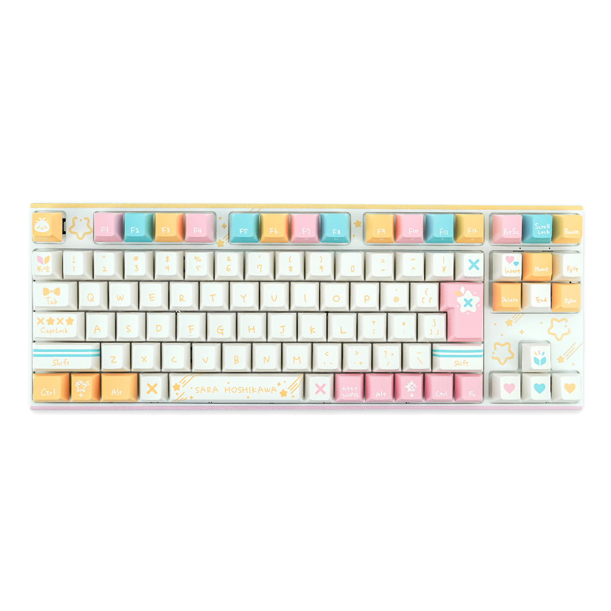 にじさんじ × ふもコレ キーボード 星川サラ VARMILO 日本語配列 80