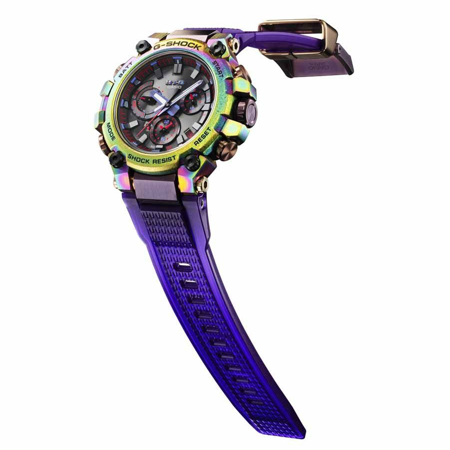 G-Shock MTG-B3000PRB-1A Aurora Oval with Recrystallized Steel