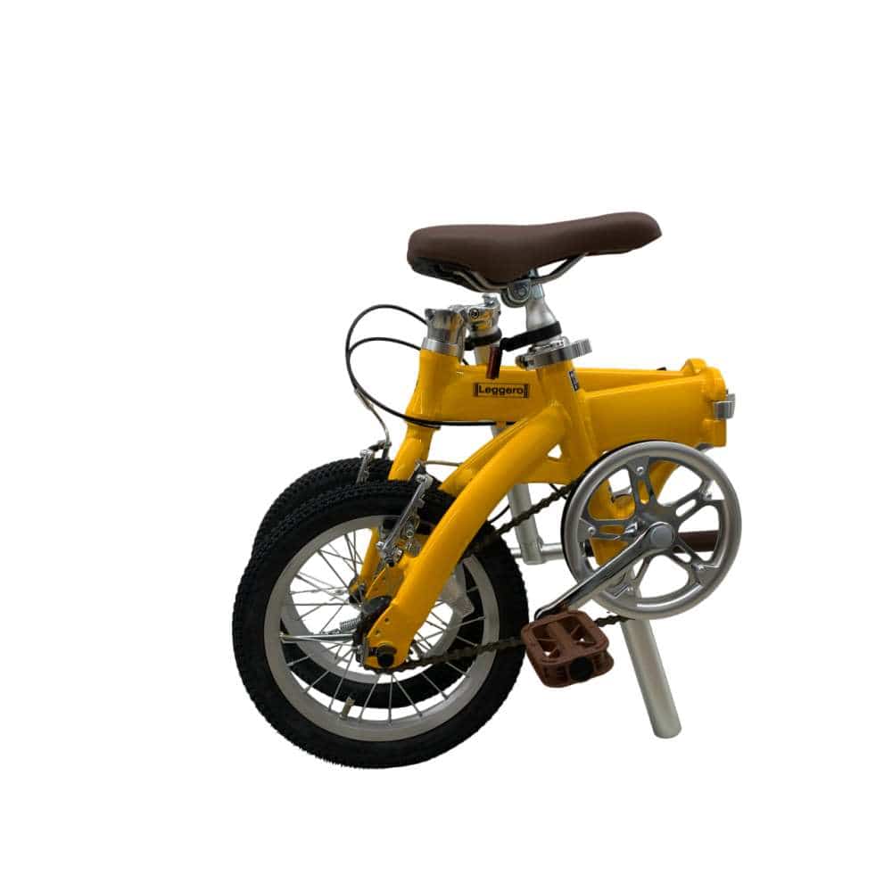 SOUTHERNPORT 14型アルミ折りたたみ自転車 イエロー(イエロー): カー