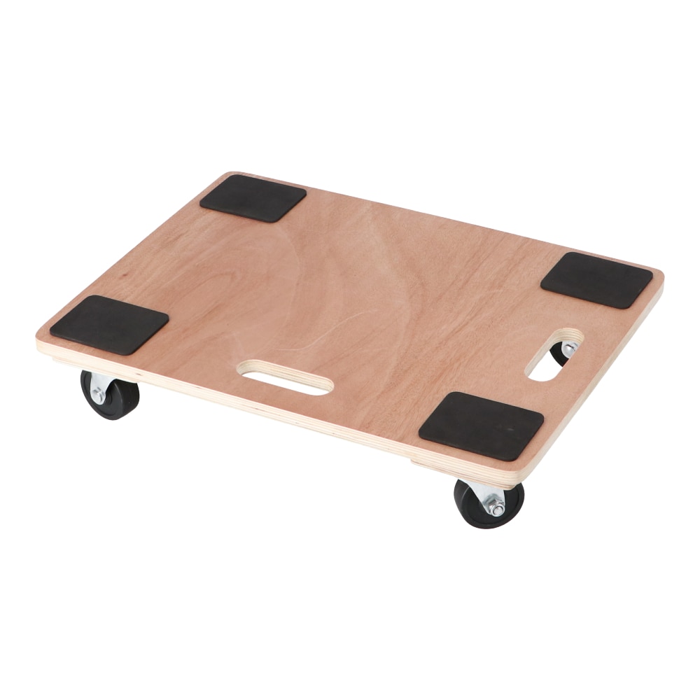 LIFELEX 木製平台車 中 450×600(中): 作業用品・ワークウェア