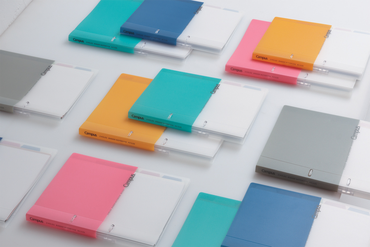 キャンパス プリントもとじやすい2穴ルーズリーフバインダー B5-S 2穴