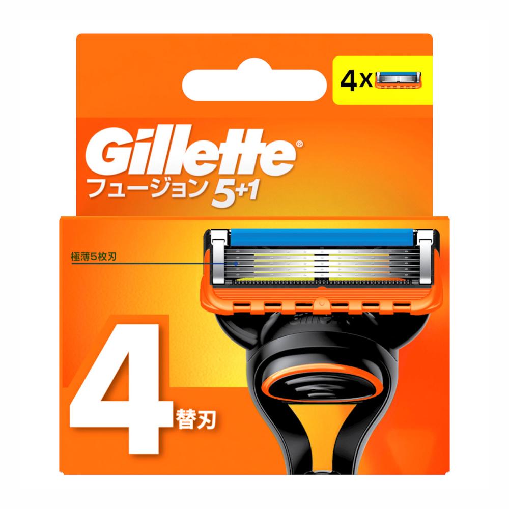 P＆G フュージョン マニュアル 替刃4個入り の通販