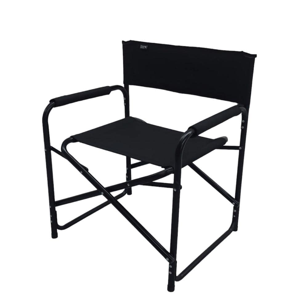 ナチュラルシーズン ディレクターチェア ブラック の通販