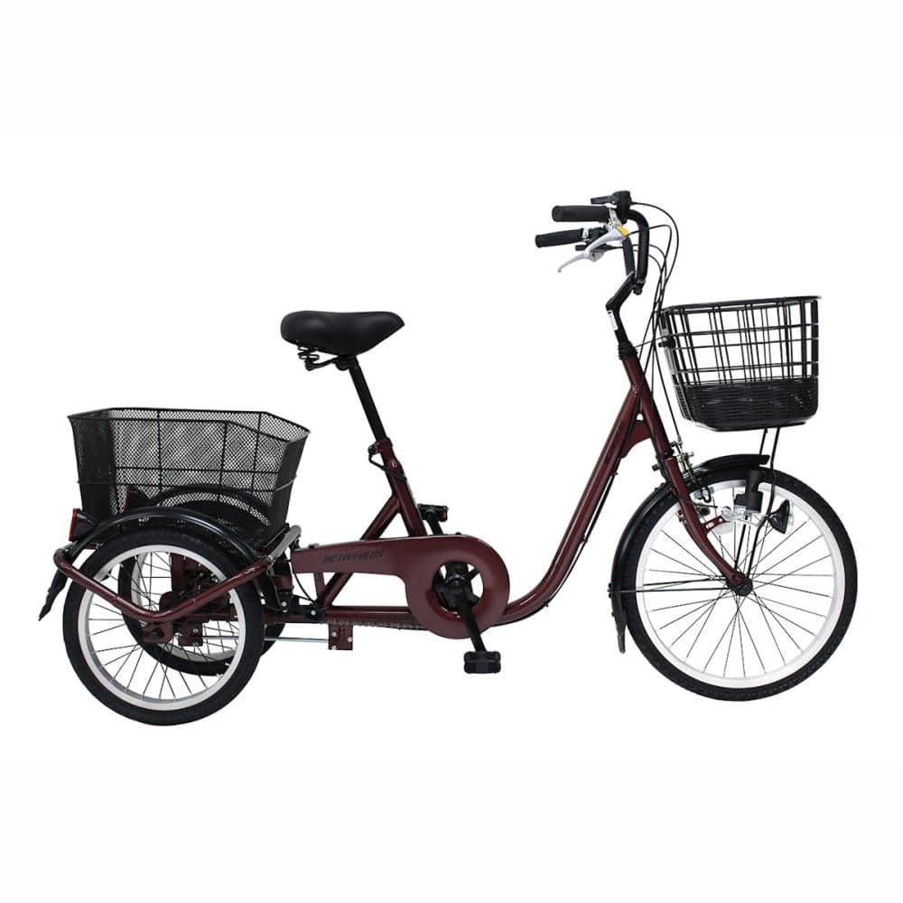 武田産業 大人三輪車 ナチュラルフロー シルバー の通販