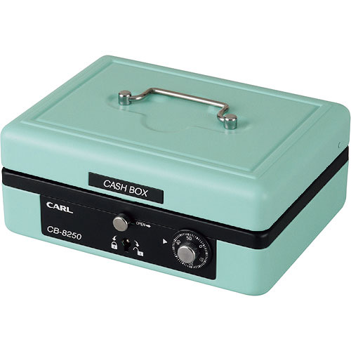 カール 手提げ金庫 キャッシュボックス CB－8250－U ライト