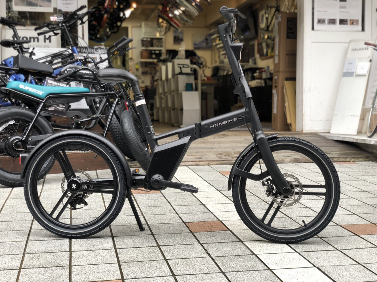 近未来型チェーンレス電動アシスト自転車!HONBIKE取扱いを開始します