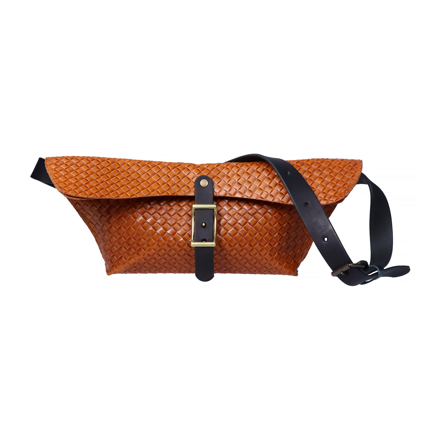 本革 限定 メッシュ型押し メッセンジャーバッグ | 合同会社 エイチ