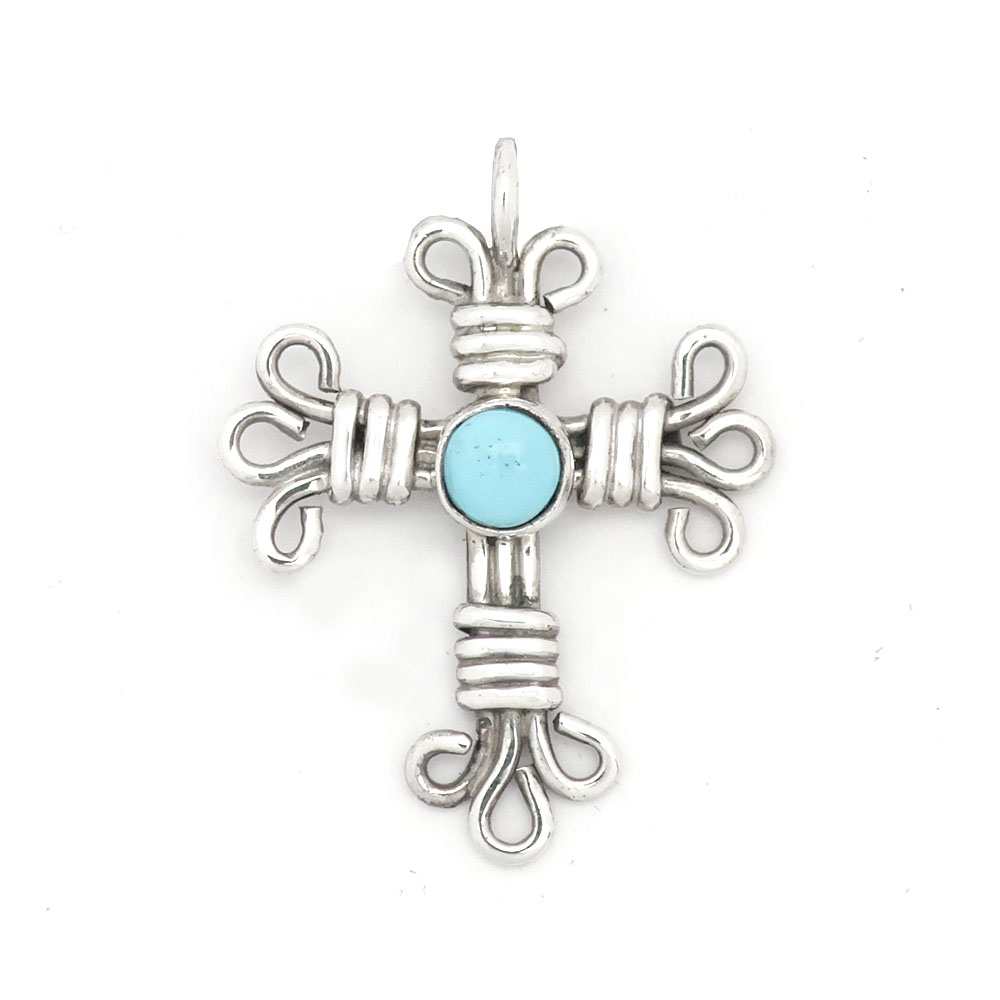 インディアンジュエリー ペンダントトップ ヘッド 十字架 クロス