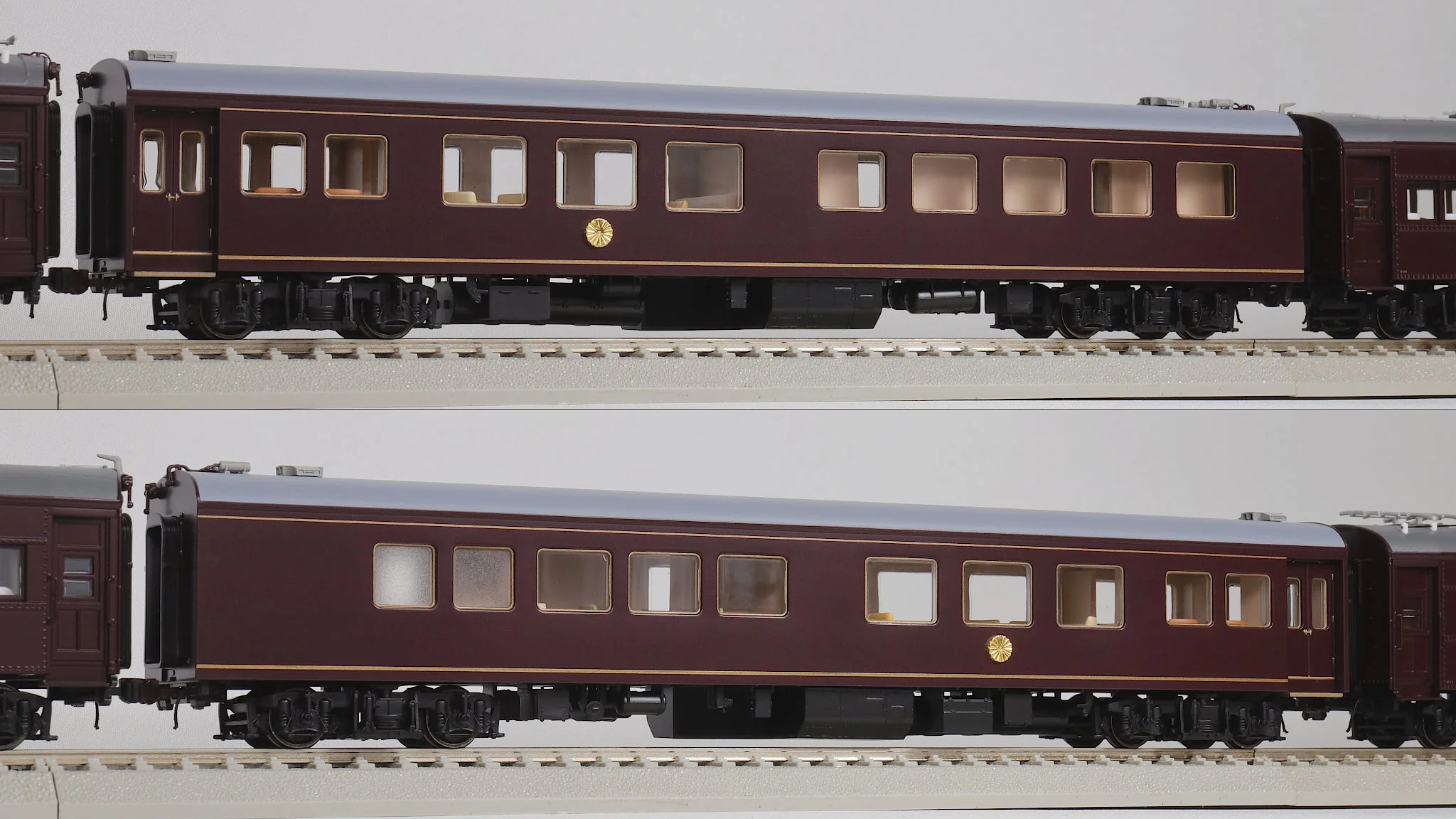 天賞堂57078 お召列車1号編成5輌セット+ TOMIX HO-2506 国鉄EF81形電気