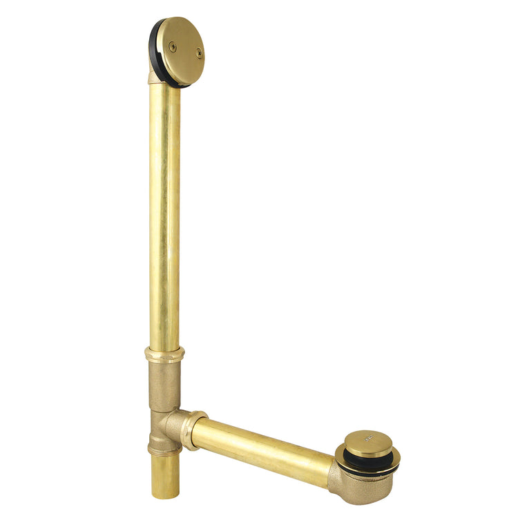 Kingston Tulare DTT2187 - Made To Match 23-Inch Brass Toe Touch Tub Wa