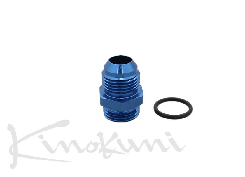 キノクニ ： オスタイプ ＃4 ストレートネジ アダプター AN4オス－UNF7