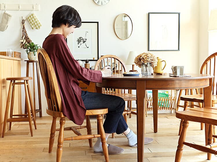 円形ダイニングテーブル glasse（グラッセ）｜北欧・ヴィンテージ