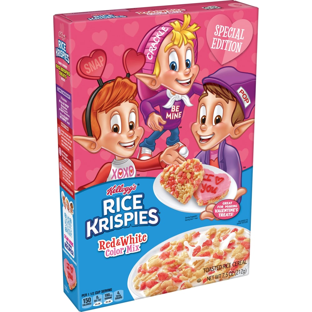 Kellogg's® Rice Krispies Original with Red and White Color Mix