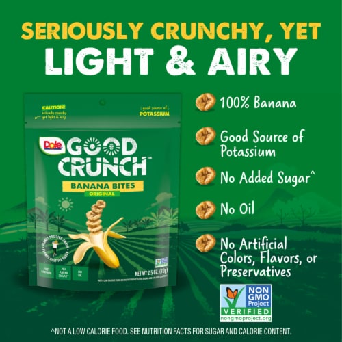 Dole Good Crunch Original Banana Bites 2.5 oz, 2.5 oz - Kroger