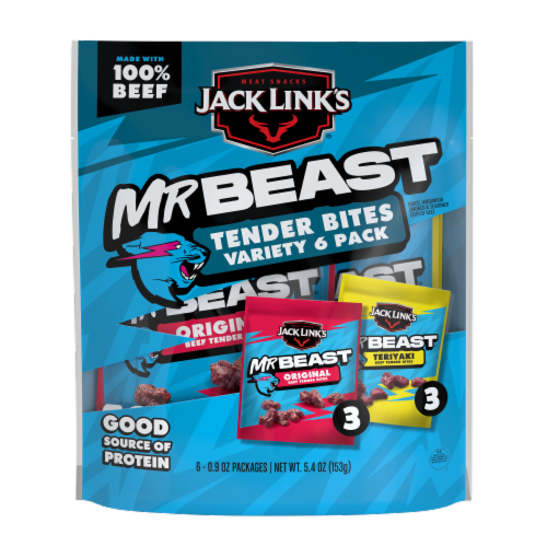 Jack Link's® Mr Beast Original and Teriyaki Tender Bites, 5.4 oz