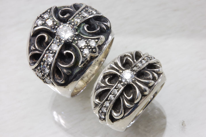 キーパーリングとフローラルクロスリング ｜ クロムハーツ修理