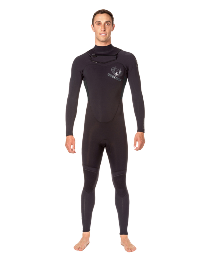 Hotline Wetsuits | Mens Reflex 2.0 3mm Wetsuit - Black / Marina Blue