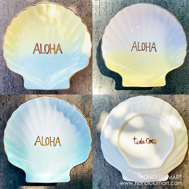 ALOHAシェルプレート | ハワイアン雑貨通販ホノルルマート