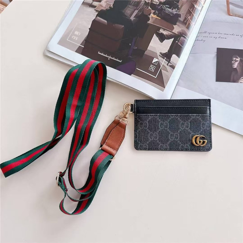 首 から かける カード ケース gucci カード ケース idカードホルダー