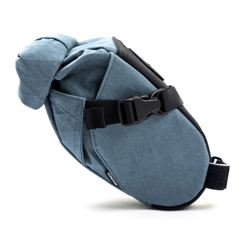 FAIRWEATHER seat bag mini (x-canvas/slate blue) - HAPPY BIKES