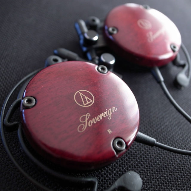 Audio-Technica ATH-EW9 Lightweight Cherry Wood Clip-on Headphones