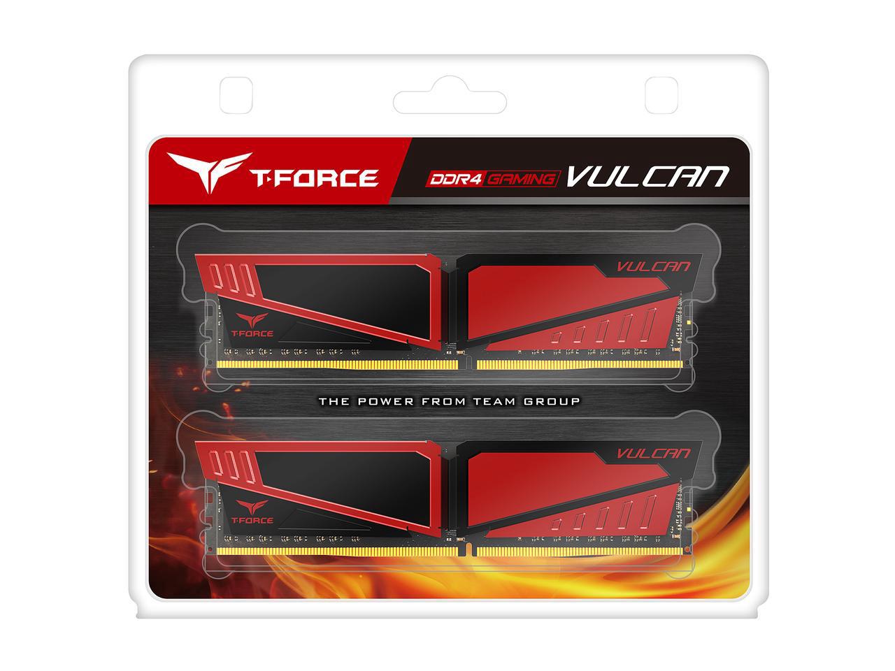 Team Group T-Force Vulcan DDR4 2400 Desktop Memory moudle (8GBx2