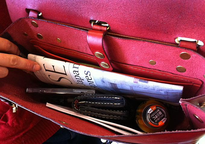 博多工房作り手：木村愛用「ナレッジバッグの3wayタイプ」｜革鞄・革