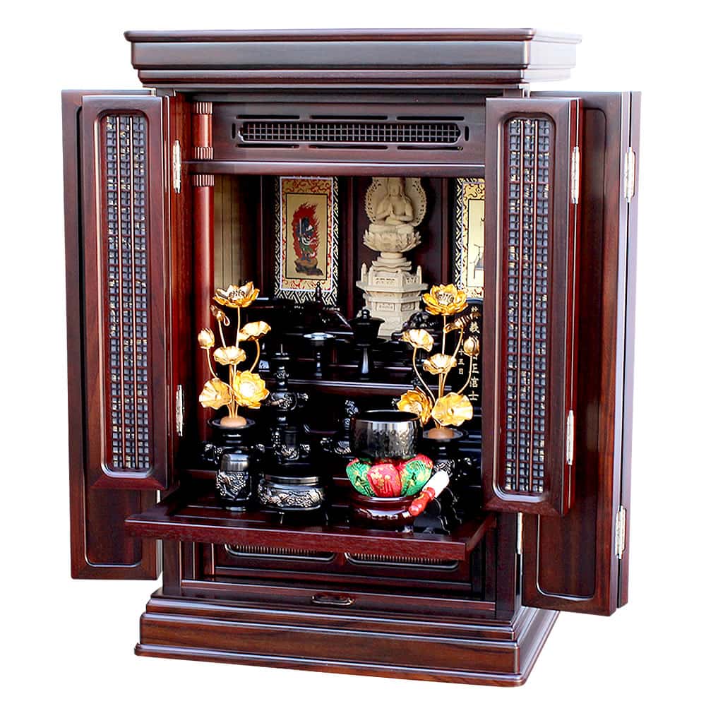 唐木仏壇・清華 - 23号・25号の大型上置の唐木仏壇｜ひだまり仏壇