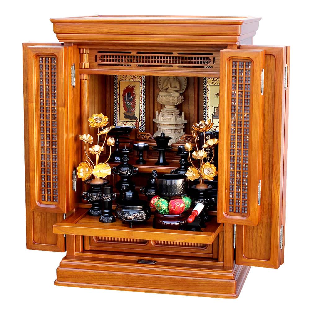 唐木仏壇・清華 - 23号・25号の大型上置の唐木仏壇｜ひだまり仏壇