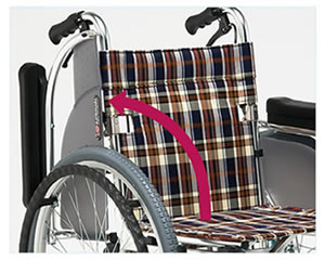 松永製作所】跳ね上げ＆スウィングアウト車椅子 AR-601 ｜車いすの格安