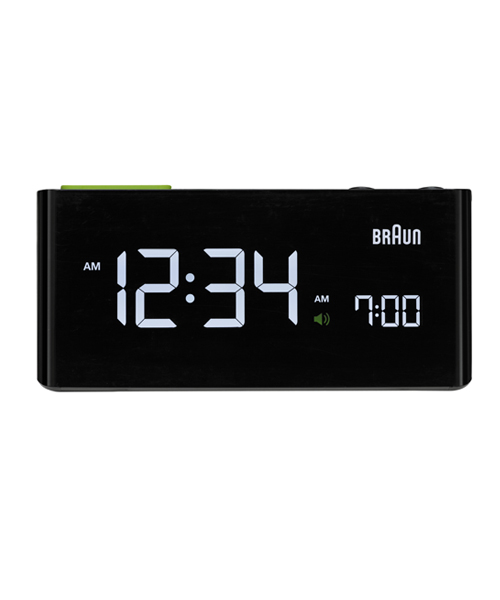 日本正規代理店品】 ブラウンBRAUNアラームクロック BNC016BK 目覚まし