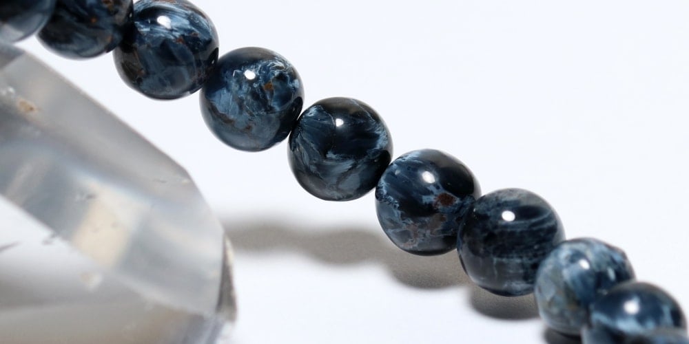 高品質++]ブルーピーターサイトブレスレット（約7mm玉） - 埼玉県吉川