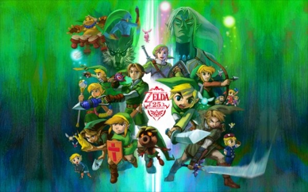 歴代リンク全員集合『ゼルダの伝説』25周年スクリーンセーバーが配信