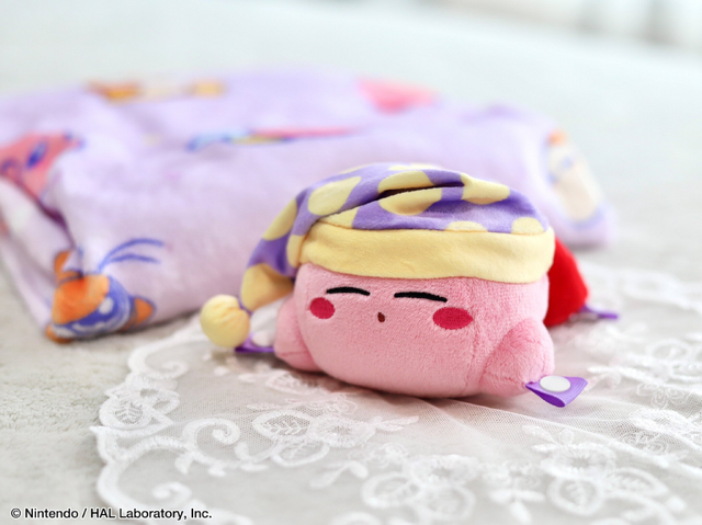 すやすやカービィにキュン…！ぬいぐるみ付きブランケットや顔出し