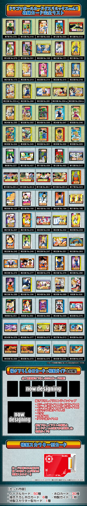 懐かしい＆新しい！？「ドラゴンボール カードダス」全86種のカード