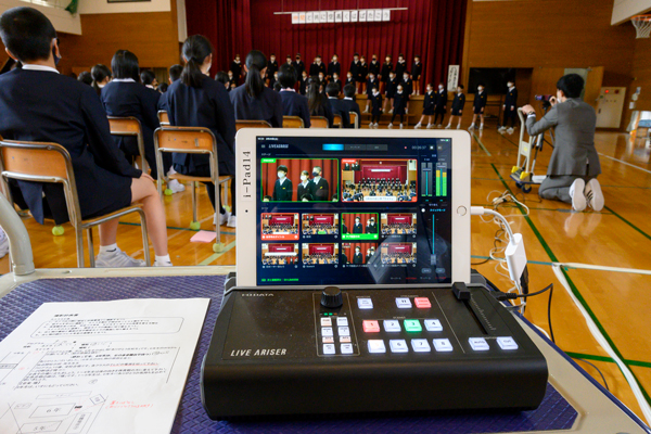 4Kパススルー対応 iPad連動型ストリーミングBOX 「LIVE ARISER」GV