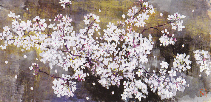 一枚の繪 － －花とともに－ 羽倉恭子 油彩展