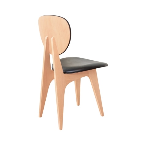 受注生産品】 DINING CHAIR Black｜リビング・ダイニングチェア｜IDEE