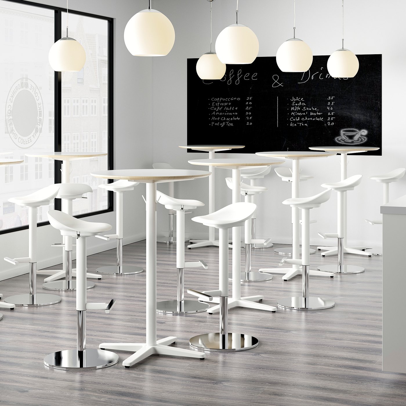 JANINGE ヤニンゲ バースツール, ホワイト - IKEA